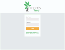 Tablet Screenshot of agent.propertytree.com